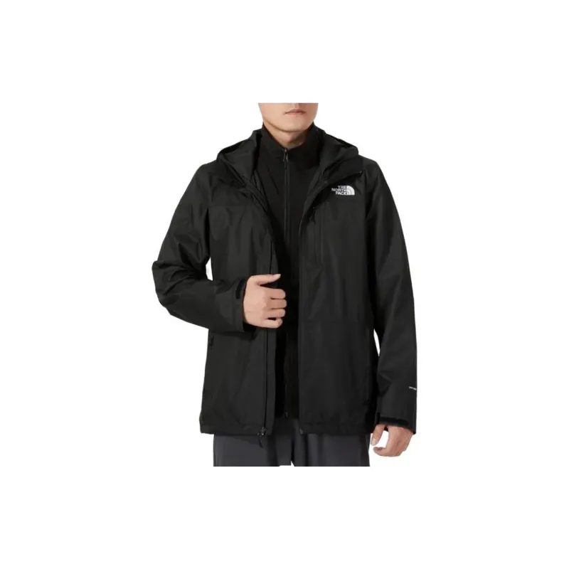 THE NORTH FACE Waterproof And Windproof To Keep Warm Windbreaker Jacket Men's 2 Piece Black-2