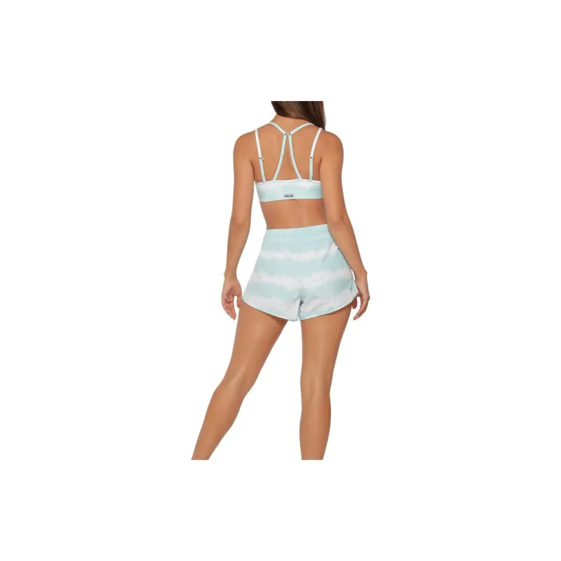 LORNA JANE Free Spirit Run Casual Shorts Women's Heaven Tie-Dye Print-1