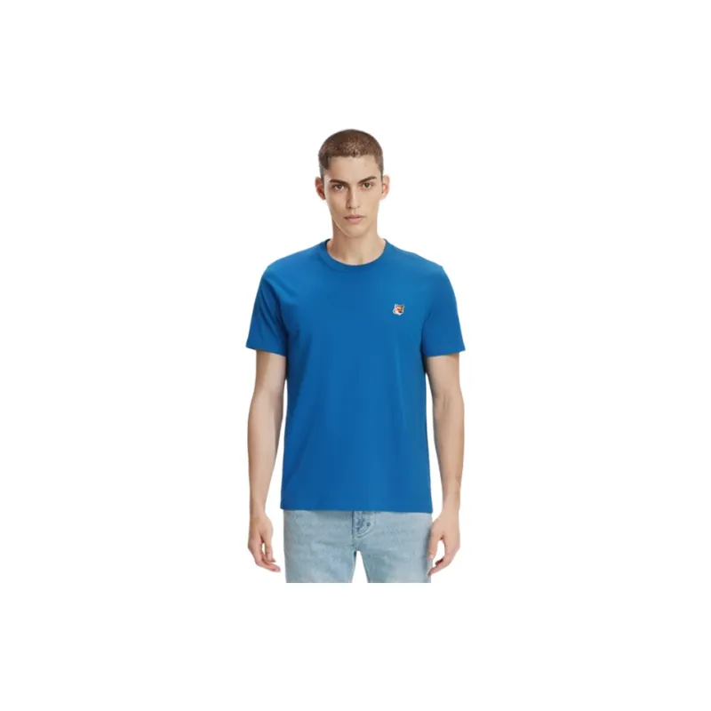 Maison Kitsune Fox Head Patch Crewneck T Shirt-3