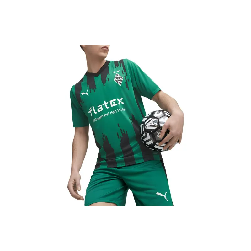 PUMA Borussia Mönchengladbach Away Jersey Men Soccer Jerseys Men's Power Green-3