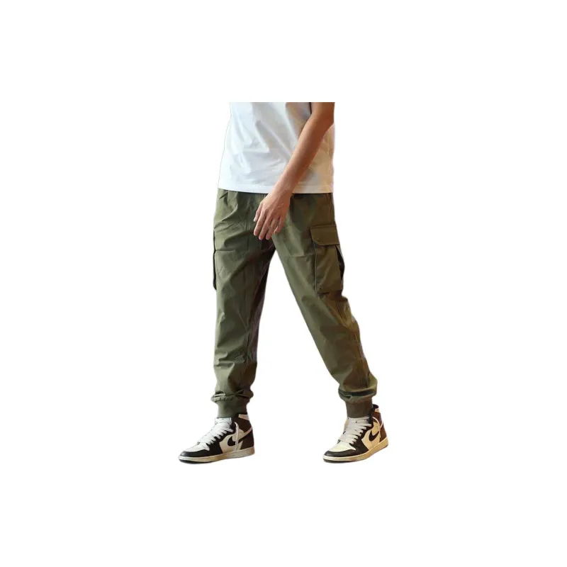 Adidas Cargo Pants Men Green-5