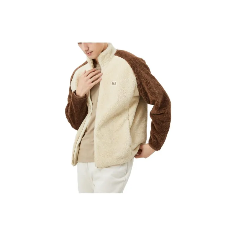 GAP Sweatshirts Unisex Beige Brown-2
