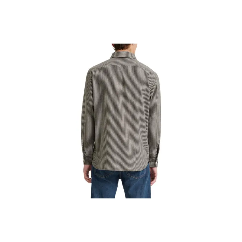 Levis Shirts Men Black White Stripes Multicolor-3