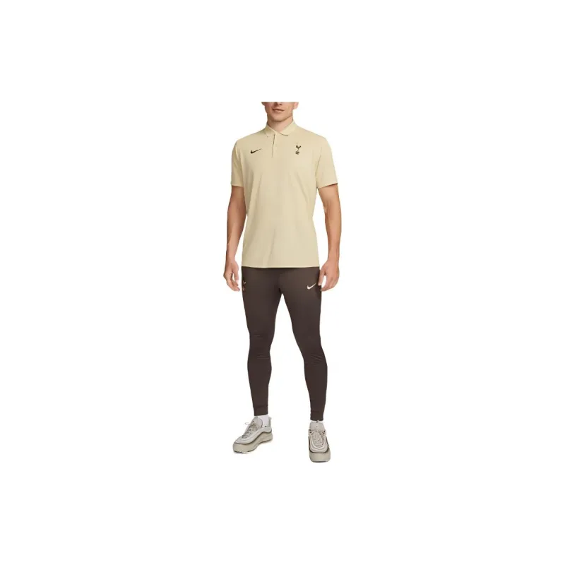 Nike Dri-FIT Football Knit Pants Knitted Sports Pants Men's Iron Stone Color-2