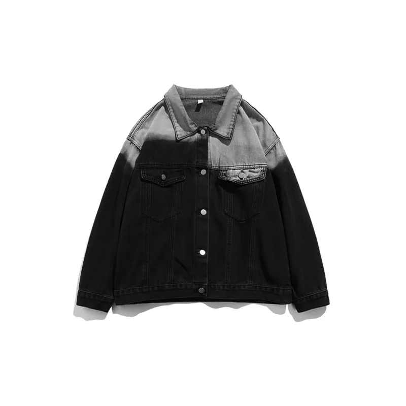 M MAICCO Denim Jacket Unisex Black-2