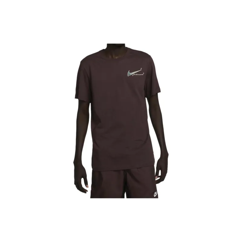 Nike T Shirts Men Brown-4