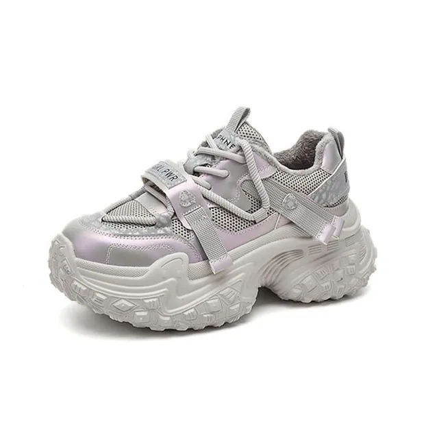 DAPHNE Low Top Chunky Sneakers Women's-4