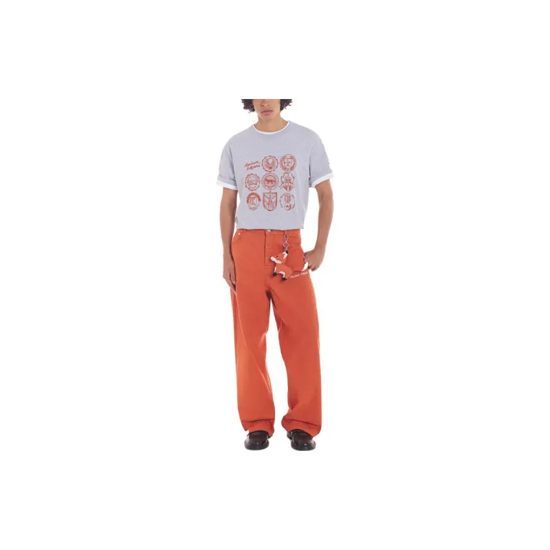 Maison Kitsune T Shirts Unisex Gray-1