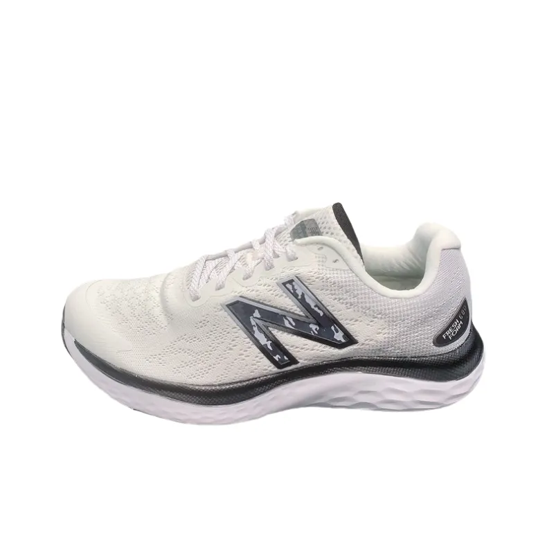 New Balance NB 680 Wear resistant And Lightweight Low Top Running Shoes Men's White-0