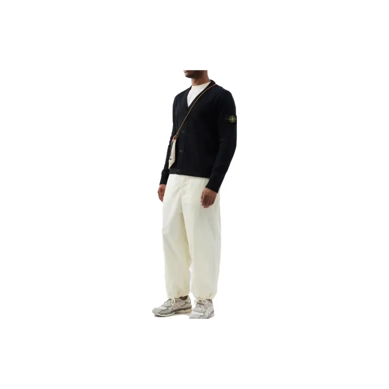STONE ISLAND FW23 Cashmere Sweater Unisex Black-1