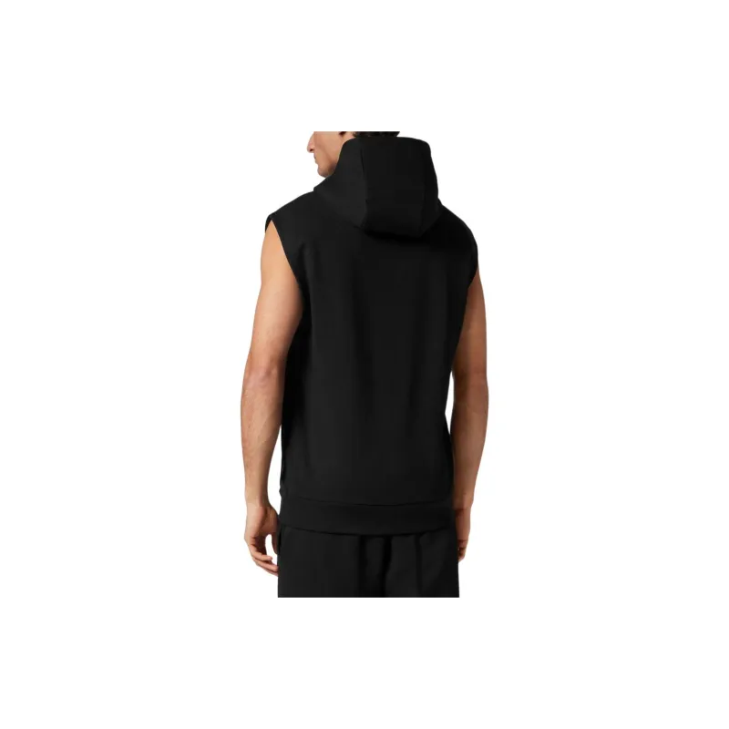 PLEIN SPORT Tiger print Sleeveless Hoodie-2