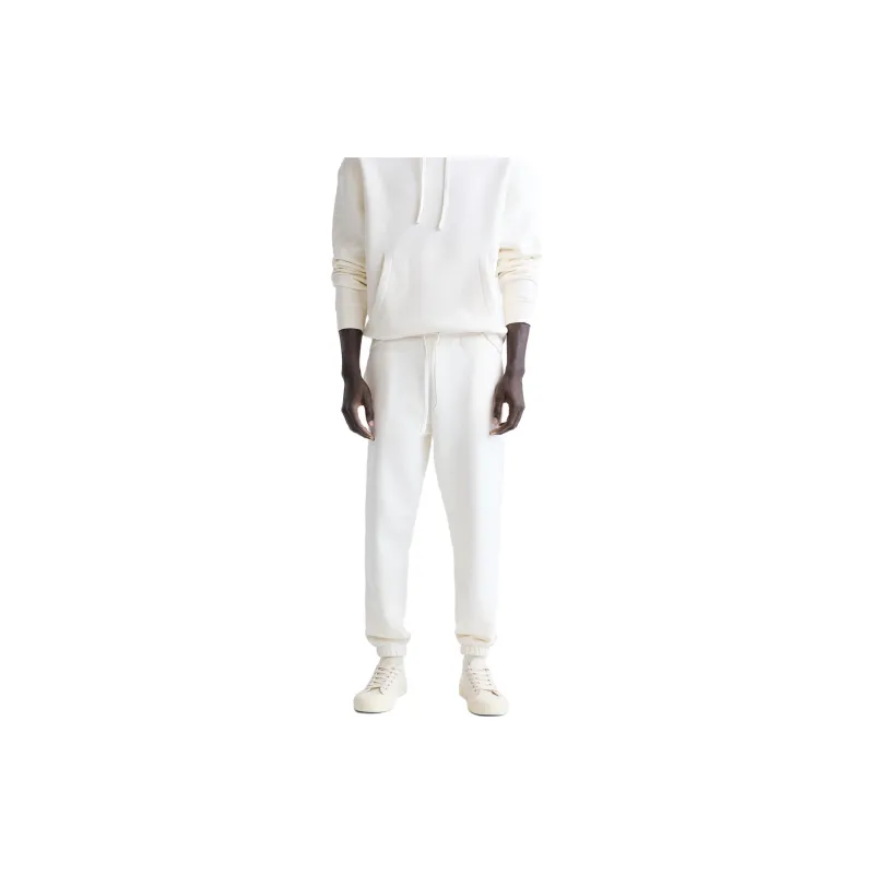 ZARA Casual Pants Men White-3