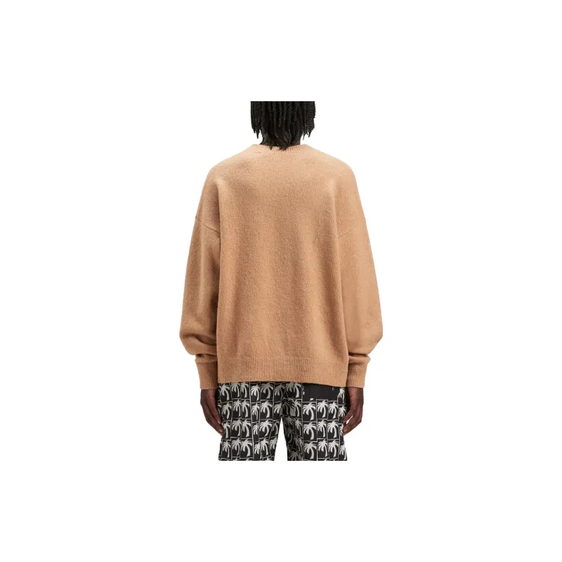 PALM ANGELS Logo embroidered Wool blend Jumper-2