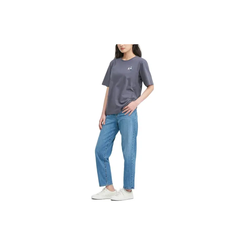 UNIQLO x POP MART T Shirt Unisex Dark Gray-6