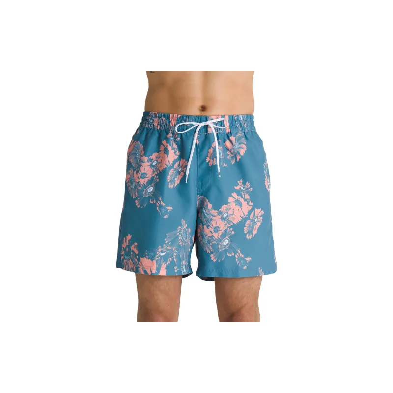 Vans Primary Print Elastic 17'' Boardshorts Casual Shorts Men's Cyan Stone-1