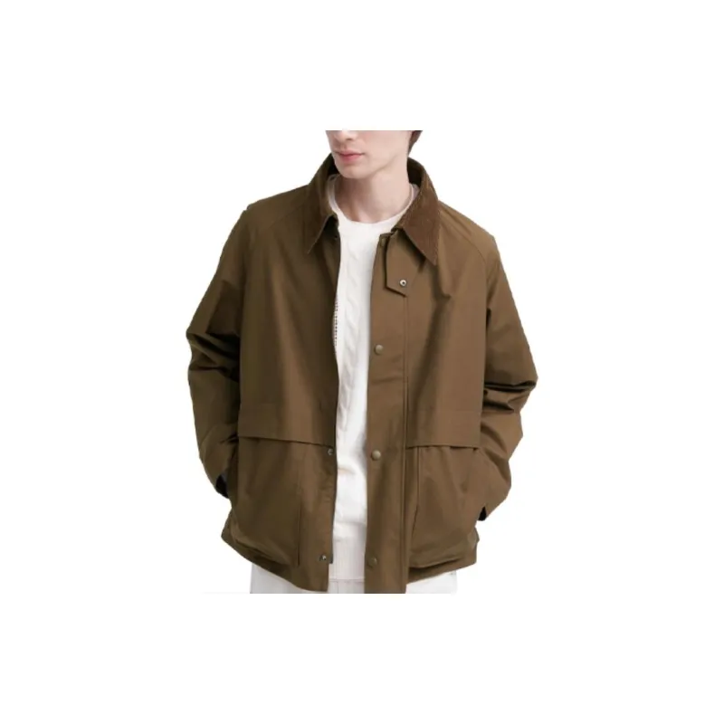 UNIQLO Jacket Unisex Chestnut Shell Brown-2