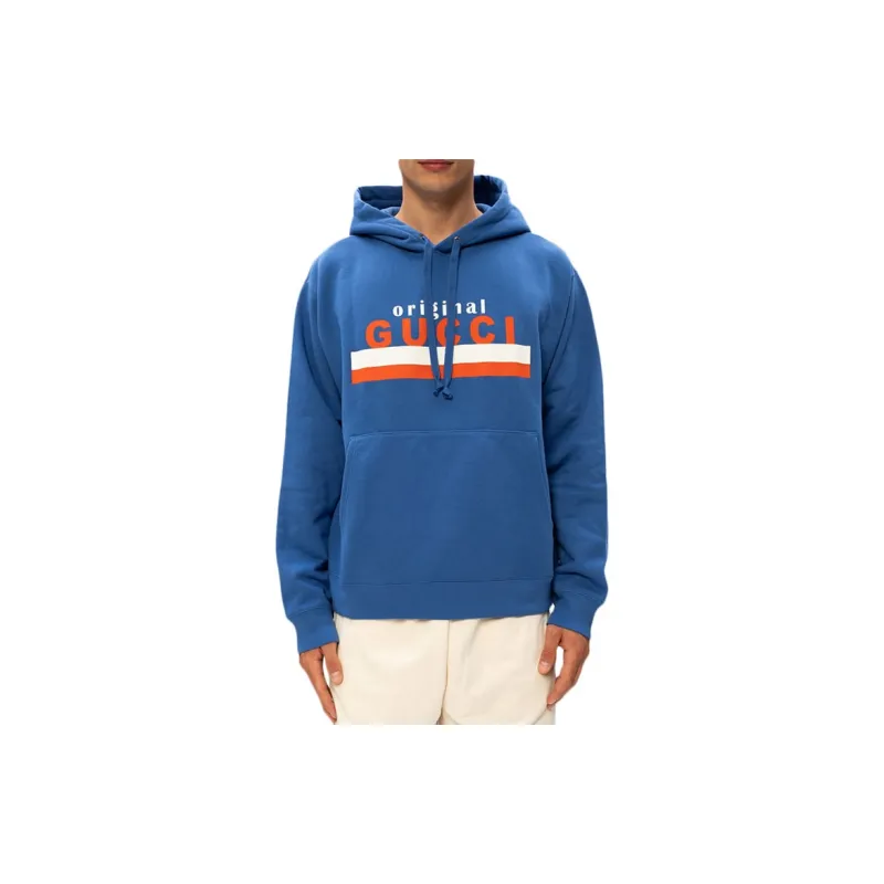 GUCCI Sweatshirts Men Blue-1