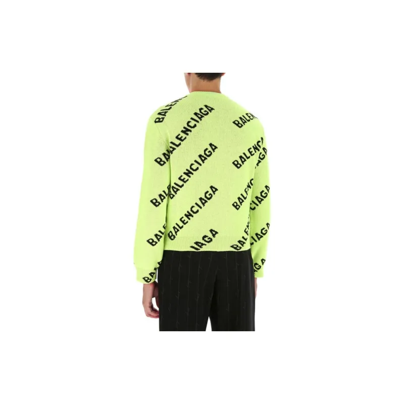 Balenciaga Sweaters Unisex Green-3