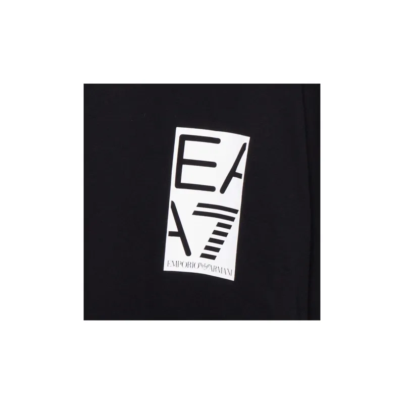 Ea7 EMPORIO ARMANI Logo Printed Crewneck T-Shirt-6