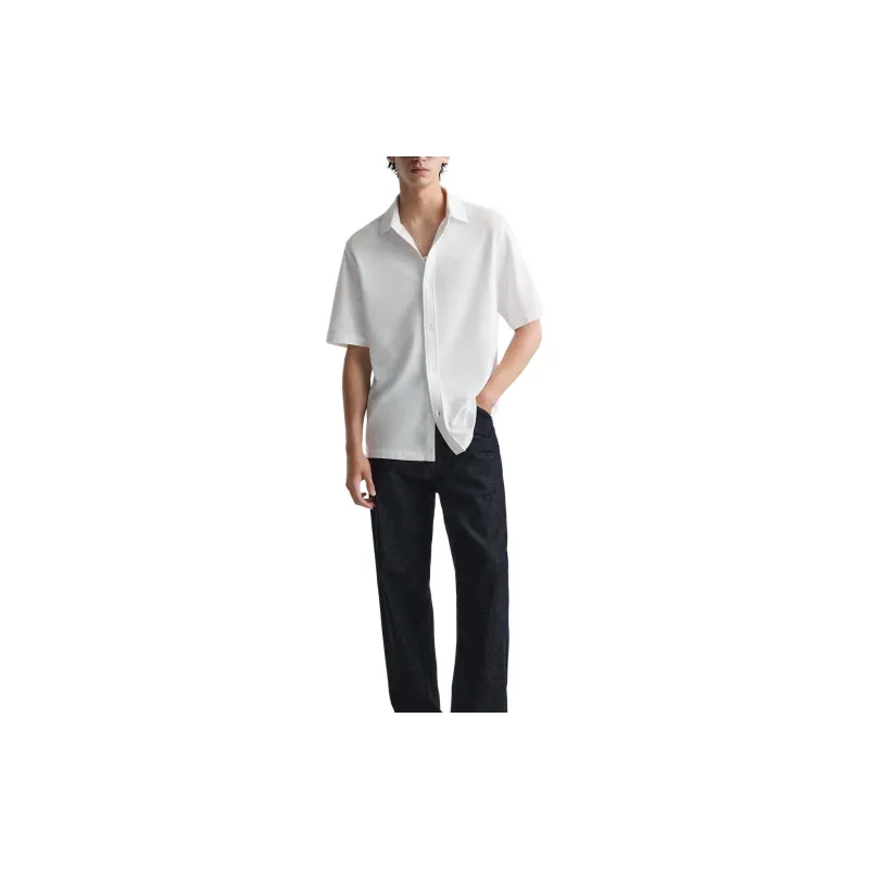 ZARA Shirts Men White-2