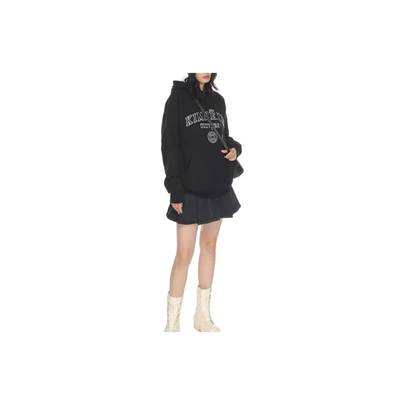 KIMHEKIM Sweatshirts Unisex Black-3
