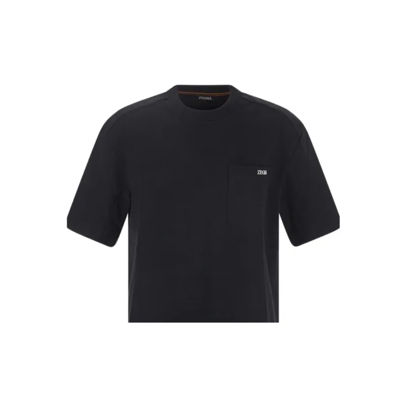 Ermenegildo Zegna T Shirts Men Black-3