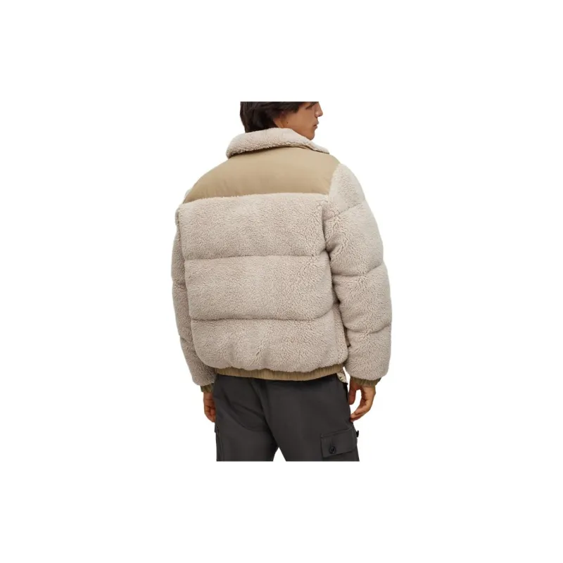 HUGO BOSS FW23 Puffer Jacket Men's Beige-2