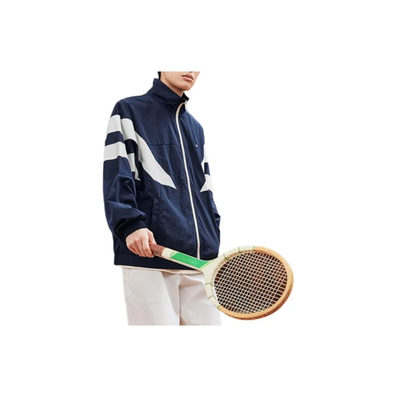 XTEP Jackets Coats Unisex Guanyu Blue/Tofu Skin-4