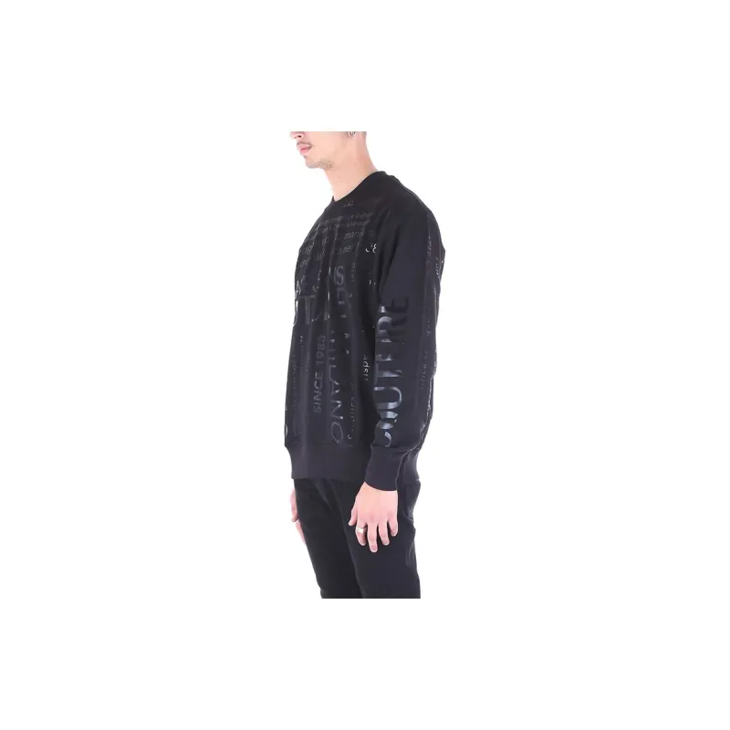 VERSACE JEANS COUTURE Sweatshirts Men Black-5