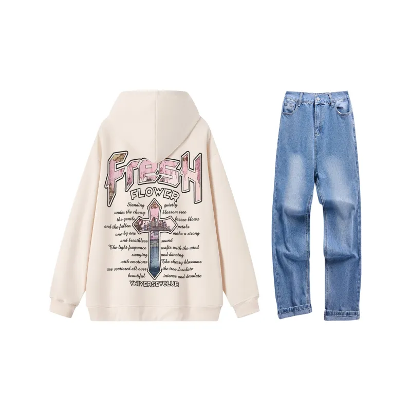 VniVerseVClub Sweatshirt Set Unisex-19