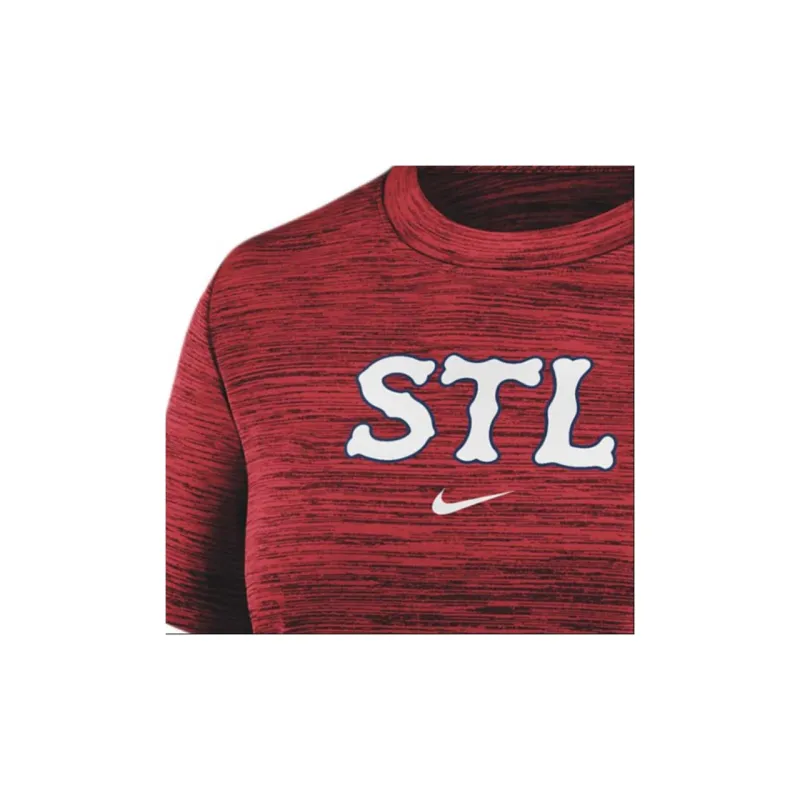 Nike St. Louis Cardinals Authentic Collection City Connect Practice Velocity Women's Nike Dri-FIT Mlb T-Shirt-3