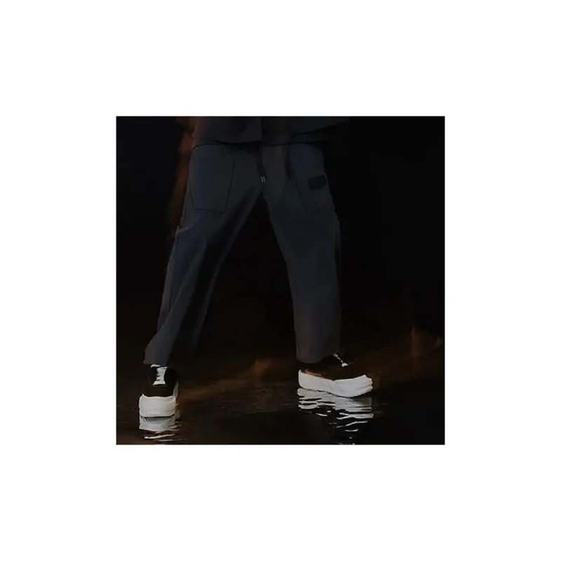 LiNing Knitted Sweatpants Men's Charcoal Black-2