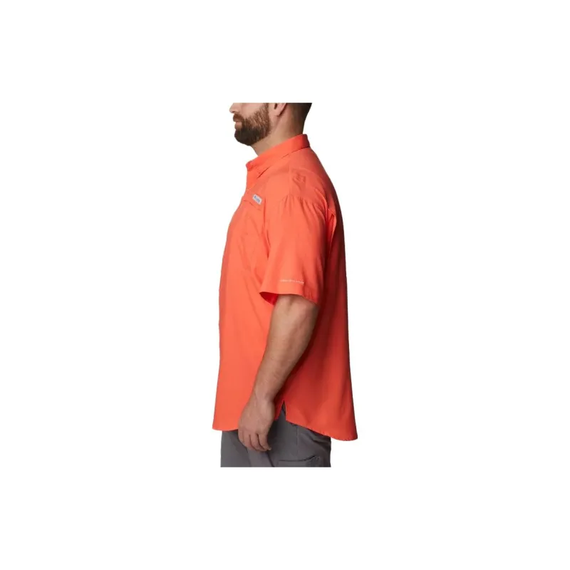 Columbia Shirt Men's Orange Red-4