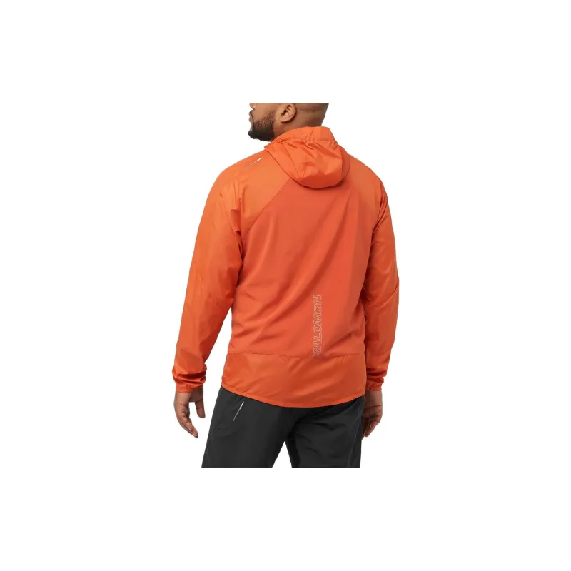 SALOMON BONATTI CROSS WIND Jackets Men Orange-3
