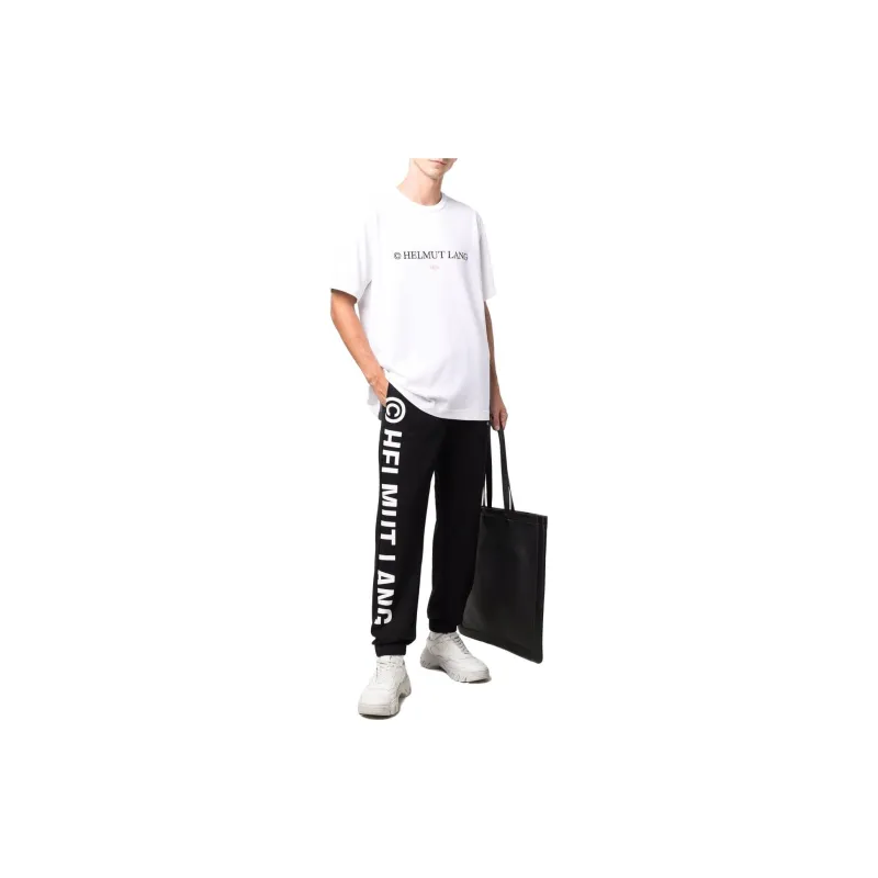 Helmut Lang Knitted Sweatpants Men Black-1