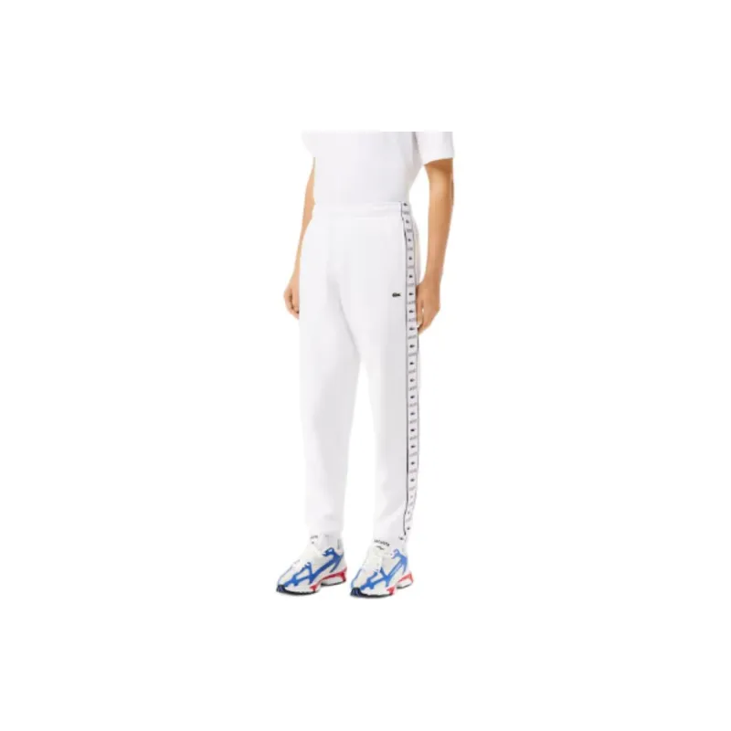 LACOSTE Knitted Sweatpants Men's White-3