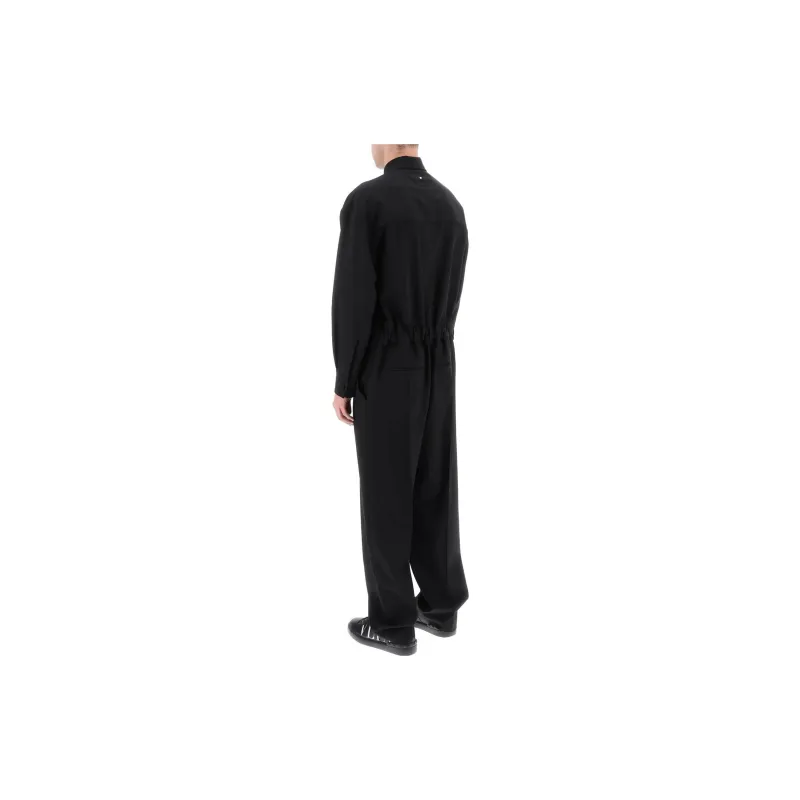 Valentino Jumpsuits Men Black-2