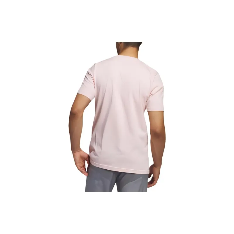 Adidas Regular T Shirt Men's Sand Brown Pink-3