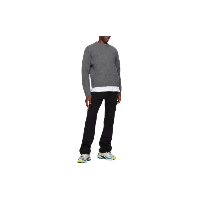 WE11DONE Sweaters Men Gray-3