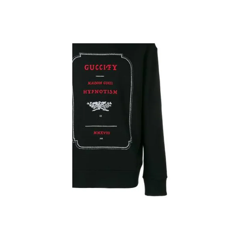 GUCCI Sweatshirts Men Black-6