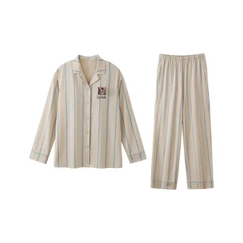 JINGYUN x Disney Pajama Set Fall Women's Moon White