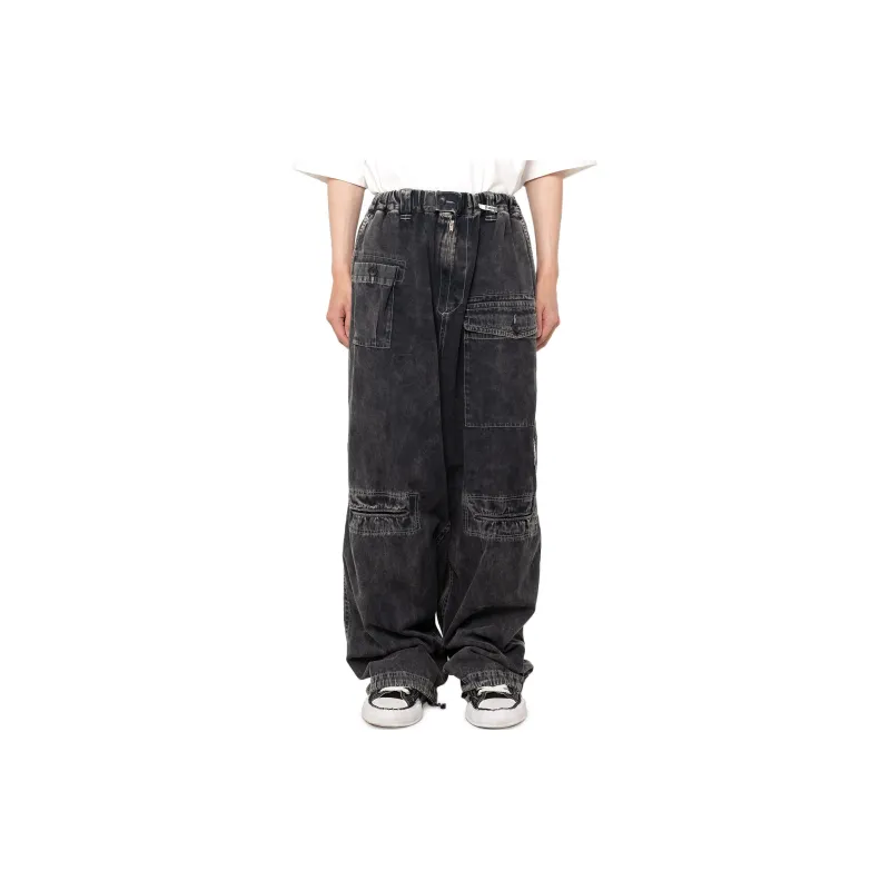 Maison Mihara Yasuhiro Satin Drawstring Pants-2