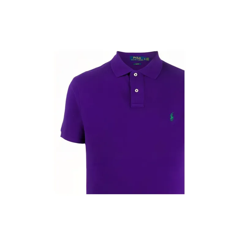Polo Ralph Lauren Logo Embroidered Short Sleeved Polo Shirt-5