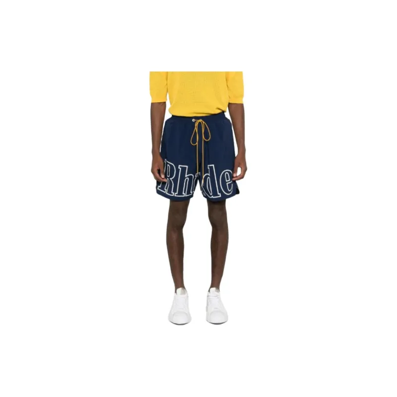 RHUDE Logo Track Short-4