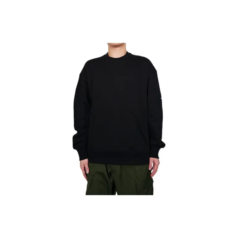 Y 3 Organic Cotton Terry Crew Sweatshirt-1