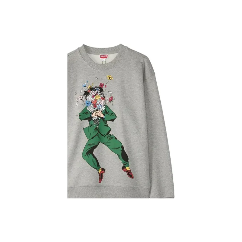 KENZO Graphic print Cotton Sweatshirt-5