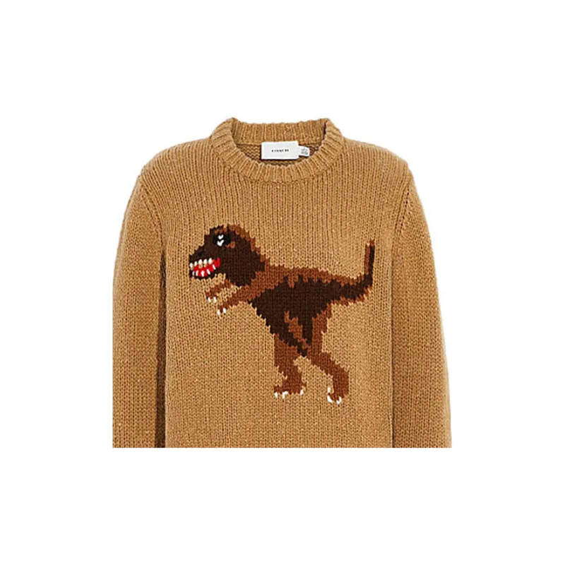 COACH Rexy Sweaters Unisex Camel-1