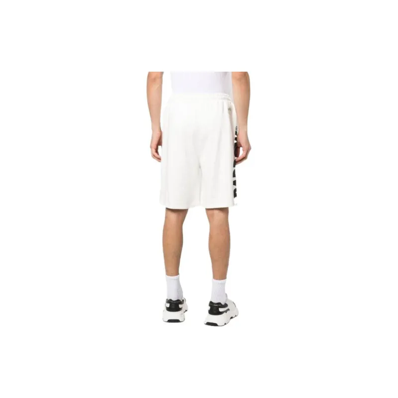 Barrow Logo-Printed Thigh-Length Track Shorts-1