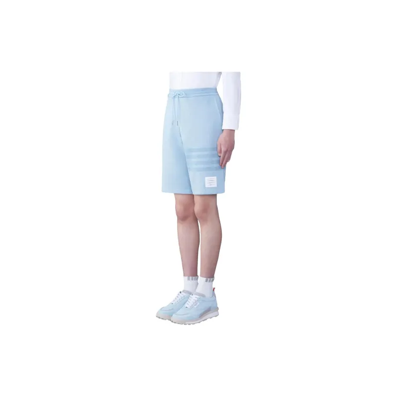 THOM BROWNE 4 Bar Drawstring Track Shorts-3