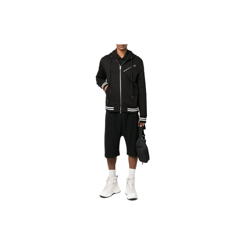 Moncler Logo patch Zip up Hoodie-2